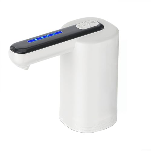 Wiederaufladbarer Wasserspender für Zuhause und Büro, leichtes Design mit USB-Ladefunktion (weiß) von NbgrvB