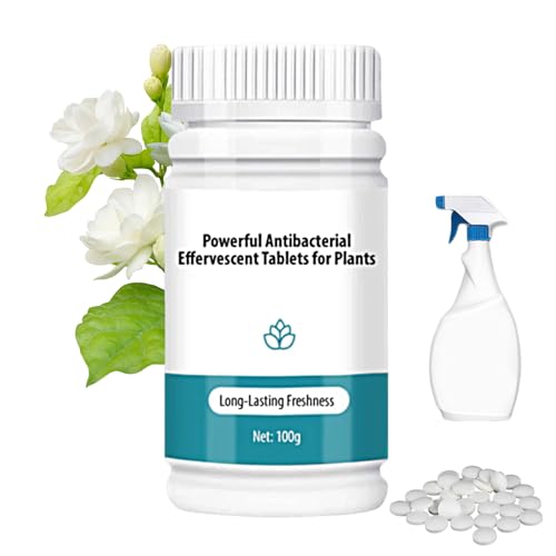 Kraftvolles Brausemittel Für Blumen, Schnittblumen-Pflegemittel Für Langanhaltende Blüten, Hält Vasenwasser Klar, 100er-Flasche, Wasseraufbereitung, Für Alle Schnittblumen (1 Flasche) von Nbzsmlkn