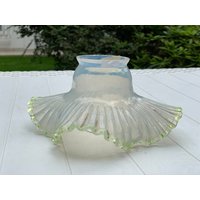 Glaslampe, Uralt, Lampe, Dekoration, Architektur, Vintage, Motive, Design, Haus, Handgemacht, Ottoman, Glas, Grün, Blume Geformt von NcntCollectibles