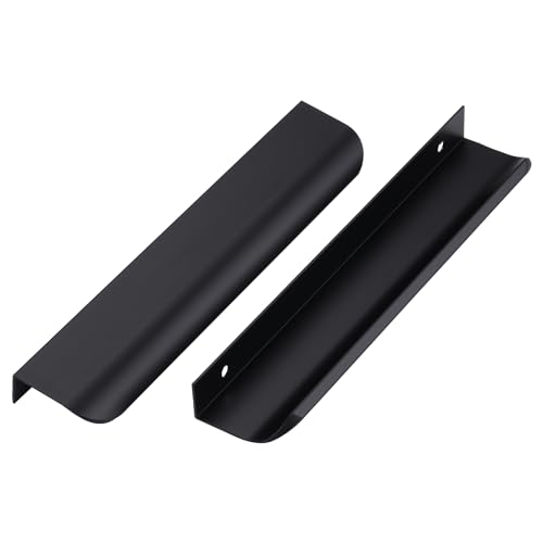 Ndjiloik 10 Stück Versteckter Türgriff Schrankgriffe Möbelgriffe Aluminiumlegierung für Kleiderschrank Tür Schubladen, Schwarz,Gesamtlänge 200MM Ndjiloik 10 Stück Versteckter Türgriff Schrankgriffe Möbelgriffe Aluminiumlegierung für Kleiderschrank Tür Schubladen, Schwarz,Gesamtlänge 200MM von Ndjiloik