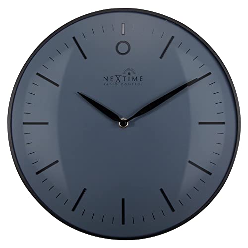 NeXtime 2790 Retro Uhr Aluminium grau von NeXtime