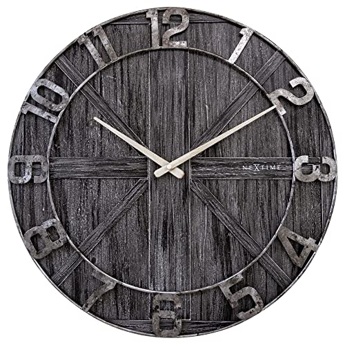 NeXtime 3276ZW Retro Uhr Aluminium grau NeXtime 3276ZW Retro Uhr Aluminium grau von NeXtime