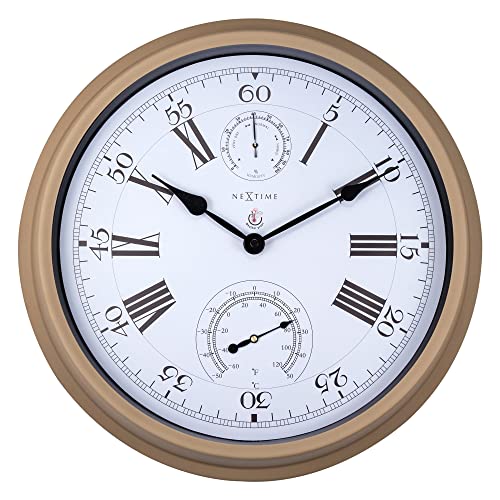 NeXtime 4305BR Wanduhr, Metall, Braun, 40.5cm NeXtime 4305BR Wanduhr, Metall, Braun, 40.5cm von NeXtime
