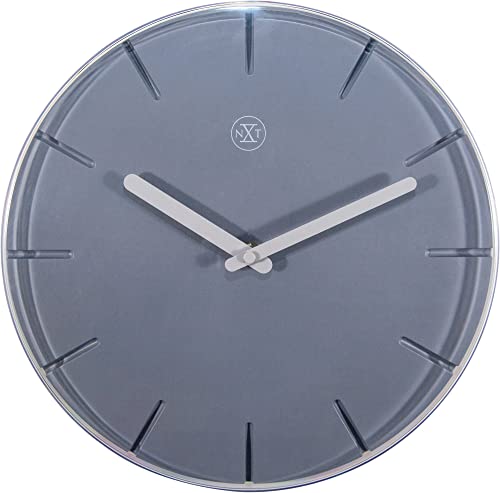 NeXtime Sweet Wanduhren, Metall und Kunststoff, Grau, 28.9 cm von NeXtime