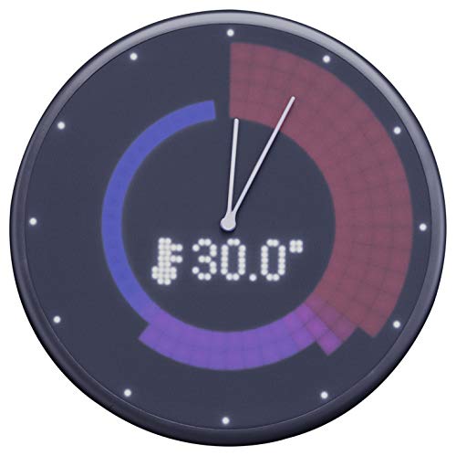 NeXtime - intelligente Wanduhr, Bluetooth - Datenübertragen, Glance Clock, smarte Wanduhr, Smart Clock, LED Anzeige, für iOS und Android, schwarz, 22,8 x 22,8 x 3 cm, GC-EU-BLK01 NeXtime - intelligente Wanduhr, Bluetooth - Datenübertragen, Glance Clock, smarte Wanduhr, Smart Clock, LED Anzeige, für iOS und Android, schwarz, 22,8 x 22,8 x 3 cm, GC-EU-BLK01 von NeXtime