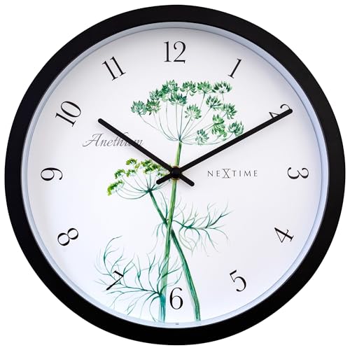NeXtime wasserdichte Außenuhr 30,5 cm Weiß Anethium von NeXtime