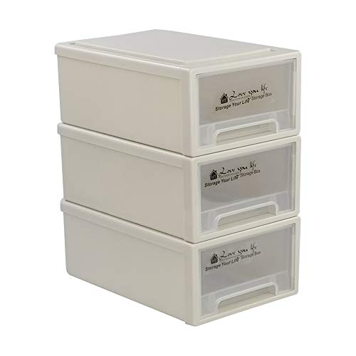 Neadas Aufbewahrungsbox Kisten Schreibtisch Organizer mit Schublade Stapelbar, 3 Stück Neadas Aufbewahrungsbox Kisten Schreibtisch Organizer mit Schublade Stapelbar, 3 Stück von Neadas