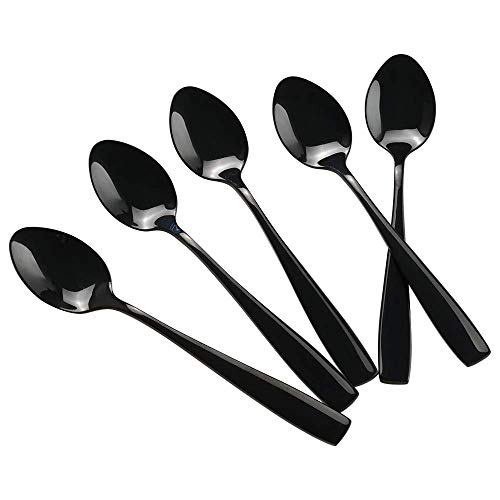 Neadas Tafellöffel aus Schwarzem Edelstahl, Edelstahllöffel, 12 Stück Neadas Tafellöffel aus Schwarzem Edelstahl, Edelstahllöffel, 12 Stück von Neadas