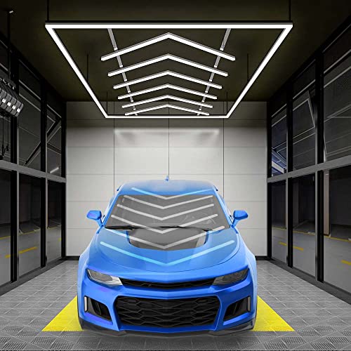 Neatfi LED Autogaragenlicht, 42.240 Lumen, 6500K Farbtemperatur, Ideal für Autoaufbereitung, Garage, Werkstatt und Fitnessstudio (6 Pfeile, Kaltweiß) von Neatfi