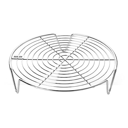 Edelstahl Dampfgarer Rack Steaming Tray Stand für Restaurant Küche 20cm, Silber von NeaxgeandX