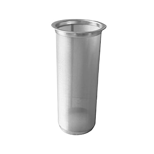 NeaxgeandX Weithals-Kaffeemaschine, leicht zu reinigen, für Eistee, Kaffee, tragbar, 6,7 x 15 cm, Silber, 6,7 x 15 cm von NeaxgeandX