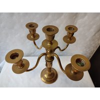 Kerzenleuchter 5 Flammig, Vintage von NecipsVintage