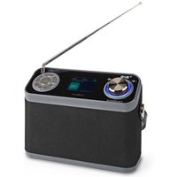 Dab+ Radio Desktop-Design dab+ / fm 2,4' Farbbildschirm Batteriebetrieb / Netzteil Digital 24 w Bluetooth® Kopfhörerbuchse Wecker Sleep Timer von Nedis