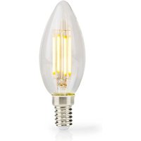 Nedis - Led lampe e14 ljus 45 w 470 lm 2700 k dimbar varm vit retrostil 1 m tydlig von Nedis