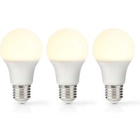 Nedis - Led lampe e27 a60 80 w 806 lm 2700 k varm vit retrostil matt 3 st von Nedis
