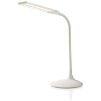 LED-Tischleuchte Dimmbar 280 lm Wiederaufladbar Touch-Funktion Weiß von Nedis