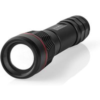Led Taschenlampe Batterie betrieben 3,7 v dc 10 w Gebaut -in lithium ion Batterien enthalten Wiederaufladbar Angegebener leuchtender Fluss: 1000 lm von Nedis