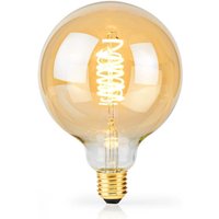 Led glodlampa e27 g95 38 w 250 lm 2100 k dimbar extra varm vit retrostil 1 st von Nedis