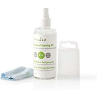 Nedis - Bildschirmreiniger spray 150 ml computer tablet smartphone fernsehbildschirm inkl wischtucher 401 von Nedis