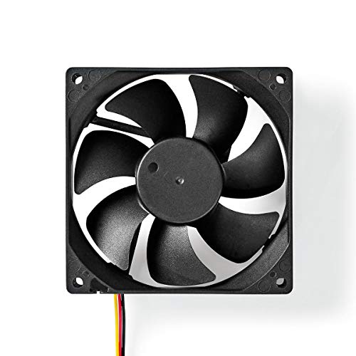 Nedis DCFAN4010BK 6500 U/min 3 Pin 92 mm leise DC-Computer Kühlung Fan, Schwarz Nedis DCFAN4010BK 6500 U/min 3 Pin 92 mm leise DC-Computer Kühlung Fan, Schwarz von NEDIS