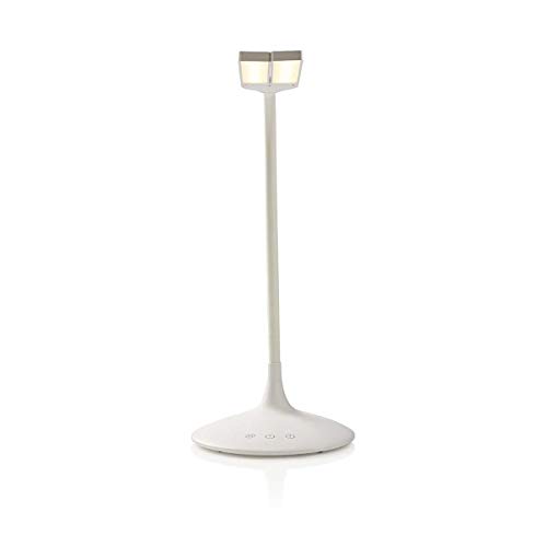 NEDIS LED-Schreibtischlampe - Dimmbar - 280 lm - Wiederaufladbar - Berührungsfunktion - Weiss von NEDIS