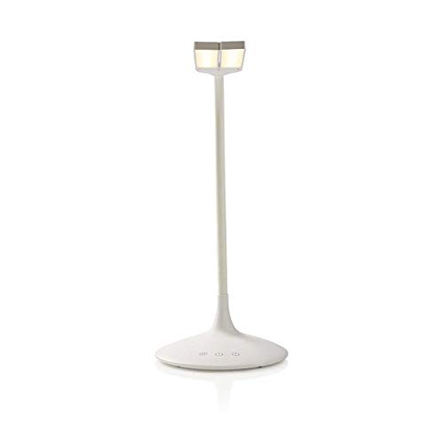 LED-Schreibtischlampe - Dimmbar - 280 lm - Wiederaufladbar - Berührungsfunktion - Weiss von NEDIS