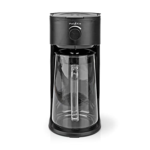 Nedis Eiskaffee & Eistee Zubereiter | Filter Kaffee | 2.5 l | 6 Tassen | Schwarz von NEDIS