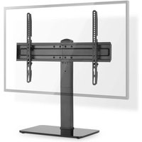 Nedis - Fester tv stander 37 - 70 - maximal unterstutzes bildschirmgewicht 40 kg einstellbare voreingestellte hohen gehartetes glas stahl schwarz Nedis - Fester tv stander 37 - 70 - maximal unterstutzes bildschirmgewicht 40 kg einstellbare voreingestellte hohen gehartetes glas stahl schwarz von Nedis