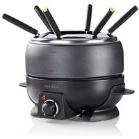 Nedis - Fondue set 6 personen 23 l einstellbare temperaturregelung 800 w cool touch griffe anti rutsch boden uberhitzungsschutz 38742232 von Nedis