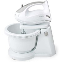 Nedis - Handruhrgerat 200 w 5 geschwindigkeitsstufen turbofunktion drehbare schussel 2 knethaken 2 schneebesen grau wei Nedis - Handruhrgerat 200 w 5 geschwindigkeitsstufen turbofunktion drehbare schussel 2 knethaken 2 schneebesen grau wei von Nedis