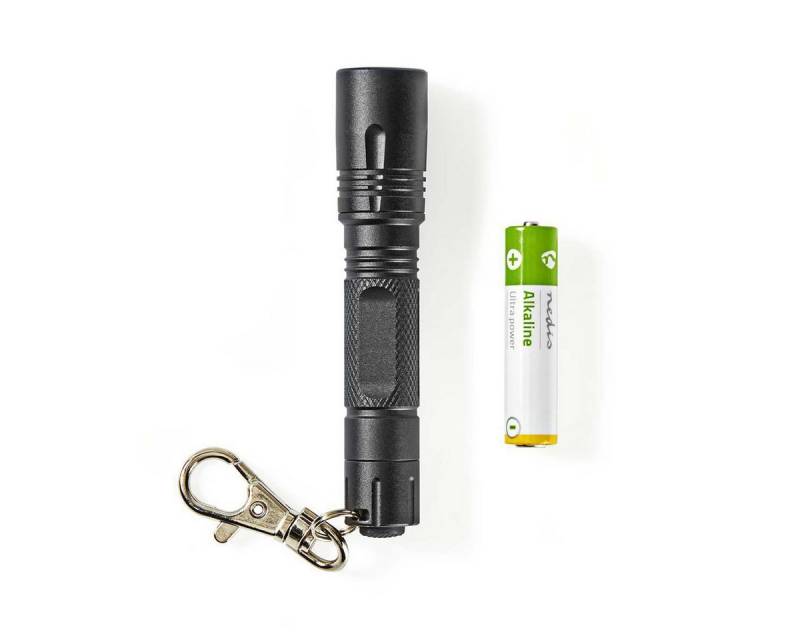 Nedis LED Taschenlampe LED mini Taschenlampe mit Batterie AAA 20lm 25m 1.5V 0,5W mobile Lampe von Nedis