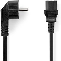 Nedis - Netzkabel netzstecker stecker iec 320 c13 gewinkelt gerade vernickelt 500 m rund pvc schwarz etikett Nedis - Netzkabel netzstecker stecker iec 320 c13 gewinkelt gerade vernickelt 500 m rund pvc schwarz etikett von Nedis