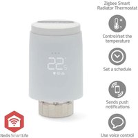Nedis - SmartLife Kühlersteuerung Zigbee 3.0 Batterie betrieben led Android ™ / iOS von Nedis