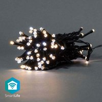 Nedis - SmartLife Weihnachtsbeleuchtung String Wi-Fi Warm- bis kaltweiß 50 LEDs 5,00 m Android™ / ios von Nedis