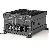 Nedis - Stromrichter bildgesteuert 24 v dc 12 v dc 120 w schraubklemme ausgestattet mit einer sicherung schwarz Nedis - Stromrichter bildgesteuert 24 v dc 12 v dc 120 w schraubklemme ausgestattet mit einer sicherung schwarz von Nedis