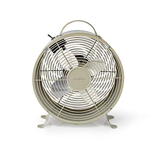 Nedis Tischventilator - Fan - 2-Gang - 20 W - 25 cm - 1.50 m - Metall - Grau von NEDIS