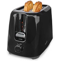 Toaster 2 steckplatze braunungsstufen 6 schwarz von Nedis
