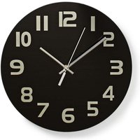 Nedis - Wanduhr durchmesser 300 mm glas schwarz 8857605 8857605 8857605 8857605 8857605 Nedis - Wanduhr durchmesser 300 mm glas schwarz 8857605 8857605 8857605 8857605 8857605 von Nedis