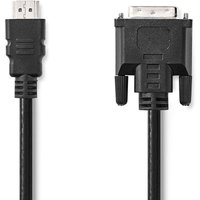 Nedis - hdmi™ Kabel hdmi™ Stecker dvi-d 24+1-Pin Male 1080p Vernickelt 2,00 m Gerade pvc Schwarz Verpackt von Nedis