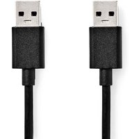 Nedis - Usb cable usb 32 gen 1 usb a male usb a male 5 gbps nickel plated 100 m round pvc black label 87902674 87902674 87902674 87902674 87902674 Nedis - Usb cable usb 32 gen 1 usb a male usb a male 5 gbps nickel plated 100 m round pvc black label 87902674 87902674 87902674 87902674 87902674 von Nedis
