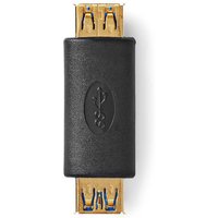 Nedis - Usb a adapter usb 32 gen 1 usb a buchse usb a buchse 5 gbps rund vergoldet anthrazit box von Nedis