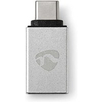Nedis - usb-c™ Adapter usb 3.2 Gen 1 usb-c™ Stecker usb-a Buchse 5 Gbps Rund Vernickelt Silber Box mit abgedecktem Fenster von Nedis