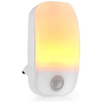 Plug-In LED-Nachtlicht Bewegungssensor 0,55 w 11 lm Warmweiß von Nedis