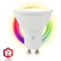SmartLife Full Färg Glödlampa Zigbee 3.0 GU10 345 lm 4.7 w rgb / Varm till cool vit 2200 - 6500 k Android™ / ios Spot 1 st. von Nedis