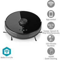 Nedis - Smartlife robot vacuum cleaner laser navigation wi fi capacity collection reservoir 06 l automatic charging maximum operating time 2 hrs Nedis - Smartlife robot vacuum cleaner laser navigation wi fi capacity collection reservoir 06 l automatic charging maximum operating time 2 hrs von Nedis