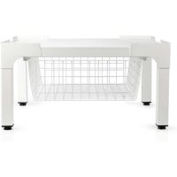 Stander fur waschmaschine und trockner drahtkorb 200 kg weiss 38761578 38761578 von Nedis
