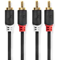 Stereo audiokabel 2x rca hane 2x rca hane guldplaterad 300 m rund anthrazit lada 40321315 40321315 40321315 40321315 Stereo audiokabel 2x rca hane 2x rca hane guldplaterad 300 m rund anthrazit lada 40321315 40321315 40321315 40321315 von Nedis