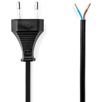Stromkabel euro man offen gerade gerade vernickelt 300 m flach pvc schwarz etikett 83961379 83961379 83961379 83961379 83961379 von Nedis