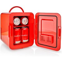 Tragbarer mini kuhlschrank 4 l 12 v dc 100 - 240 v ac rot Tragbarer mini kuhlschrank 4 l 12 v dc 100 - 240 v ac rot von Nedis