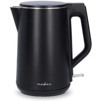 Wasserkocher 15 l plastik schwarz um 360 grad drehbar verdecktes heizelement strix controller boil dry protection Wasserkocher 15 l plastik schwarz um 360 grad drehbar verdecktes heizelement strix controller boil dry protection von Nedis